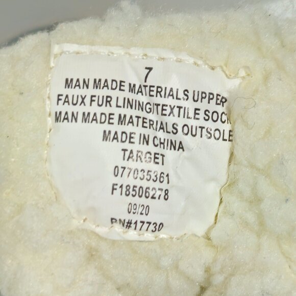 Cat & Jack Toddler Duck Boots | Size 7 | Faux Fur Lined Thermolite - Picture 5 of 9